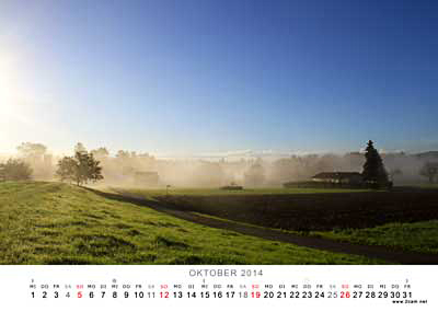Oktober Foto vom 2cam.net Fotokalender 2014