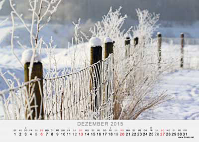 Dezember Foto vom 2cam.net Fotokalender 2015